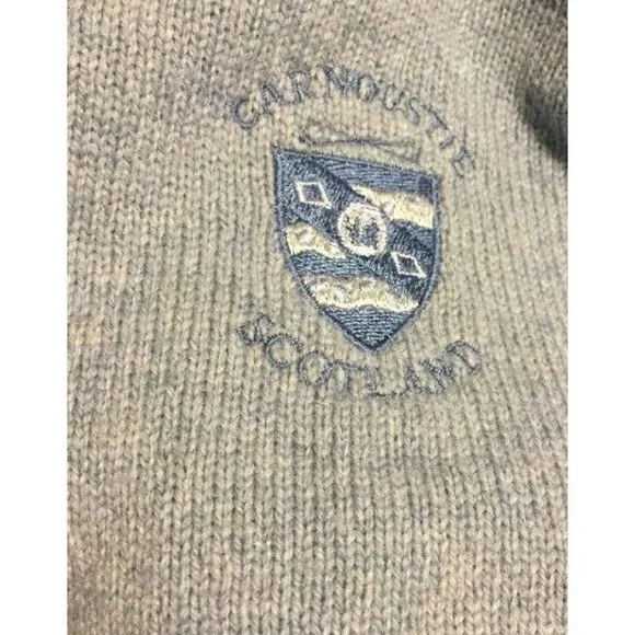 Mens Blue Lyle & Scott Simpsons Golf Shop Carnoustie Pullover Crew Sweater 2XL - Picture 11 of 12